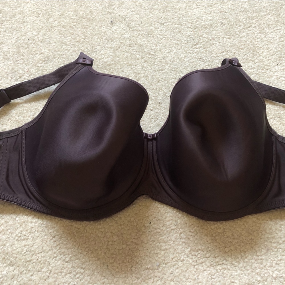 34I dark brown bra